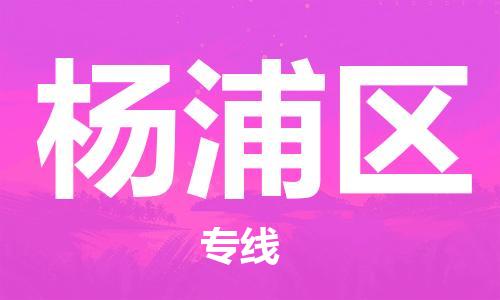 大亚湾区到杨浦区物流专线-杨浦区到大亚湾区货运-（区域内/无盲点配送）