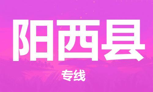 白云区到阳西县物流专线-白云区至阳西县货运-高效配送服务