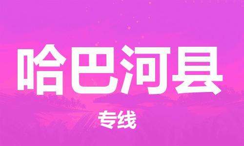 大亚湾区到哈巴河县物流专线-大亚湾区至哈巴河县货运-专业全国物流服务